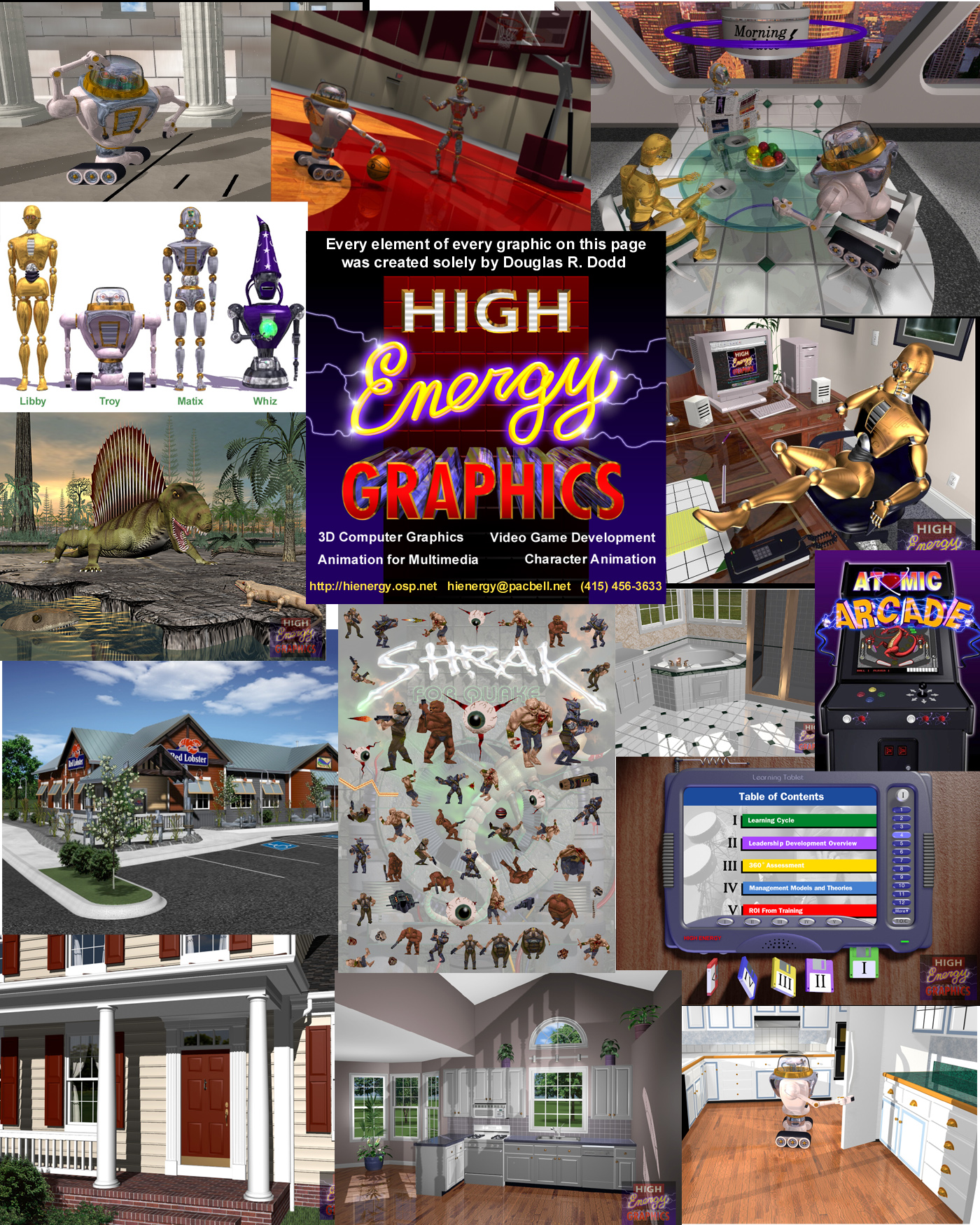 High Energy Graphics Collage